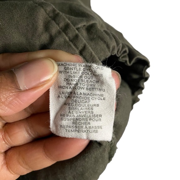 Warehouse One Women's Military Green Full Zip Lightweight Jacket - Picture 8 of 10